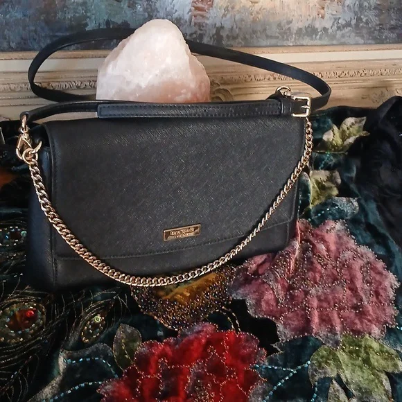 Firm $$ LIKE NEW!! Kate Spade Laurel Way Greer Crossbody Bag in black - Picture 3 of 15